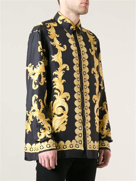 versace collection cloth men|versace collection men shirt black.